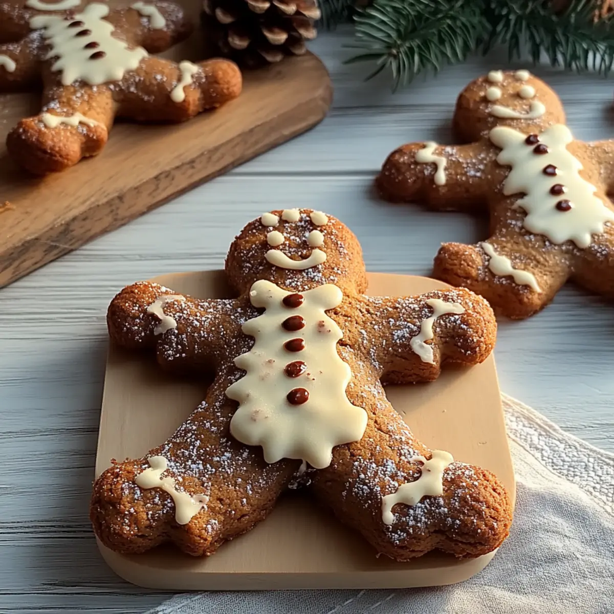 Nutella Gingerbread Men