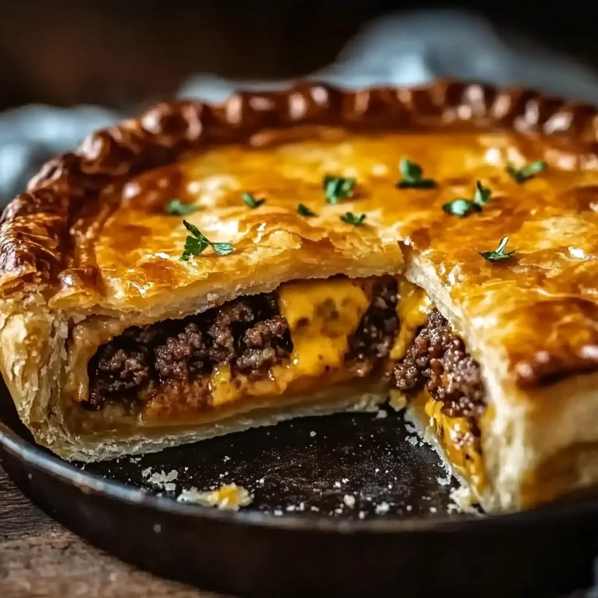 One-Pan Cheeseburger Pie Dinner