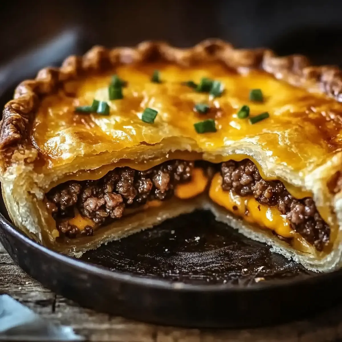 One-Pan Cheeseburger Pie Dinner
