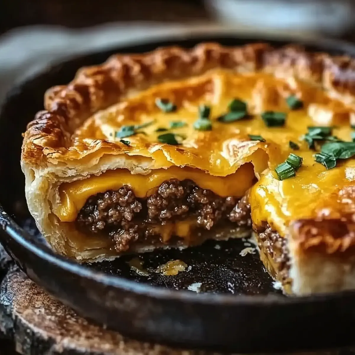 One-Pan Cheeseburger Pie Dinner