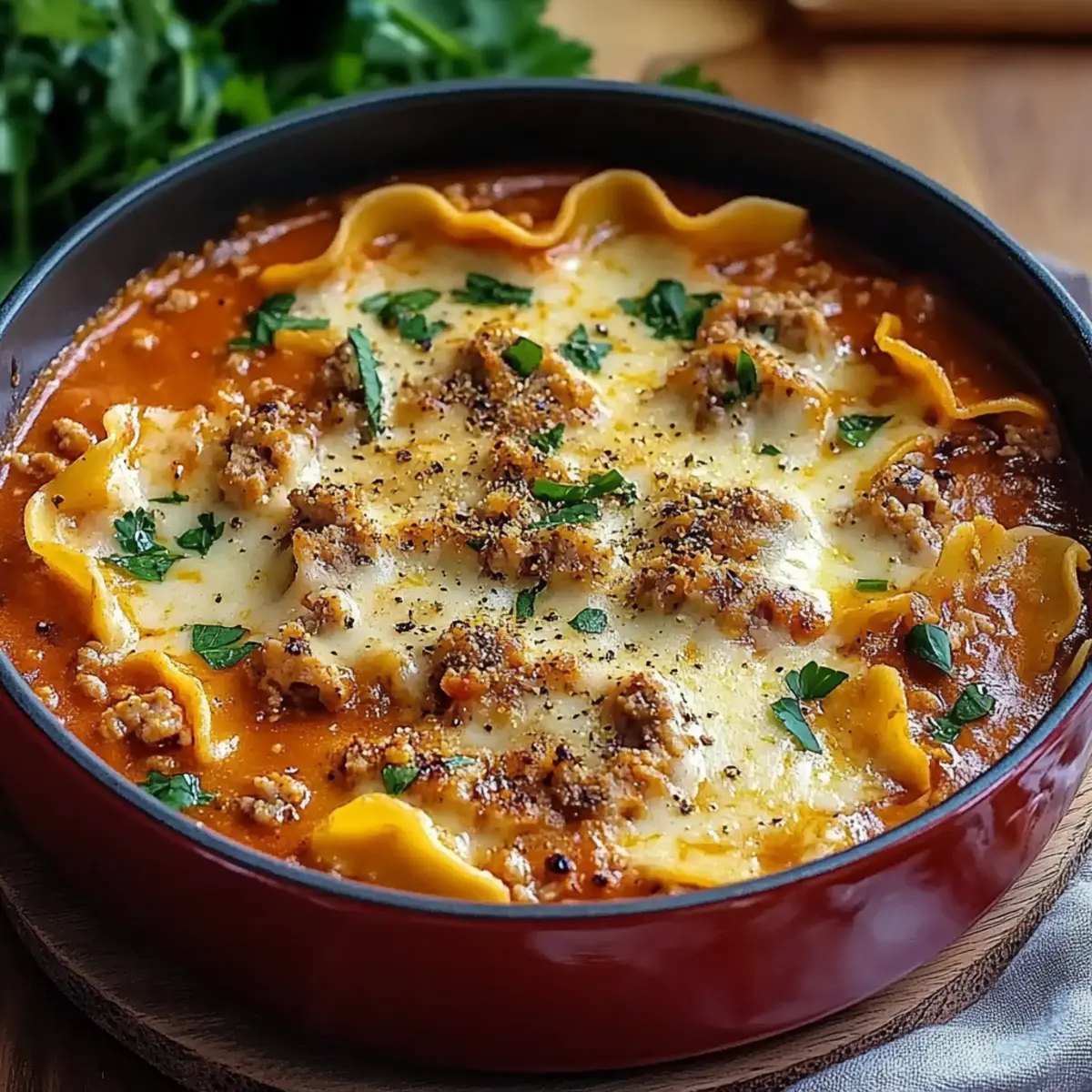 One Pot Ravioli Soup