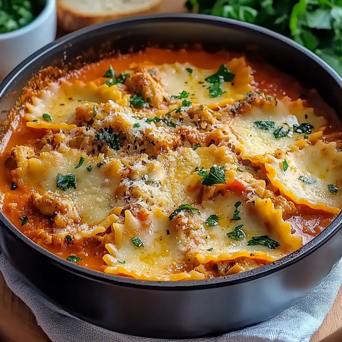 One Pot Ravioli Soup