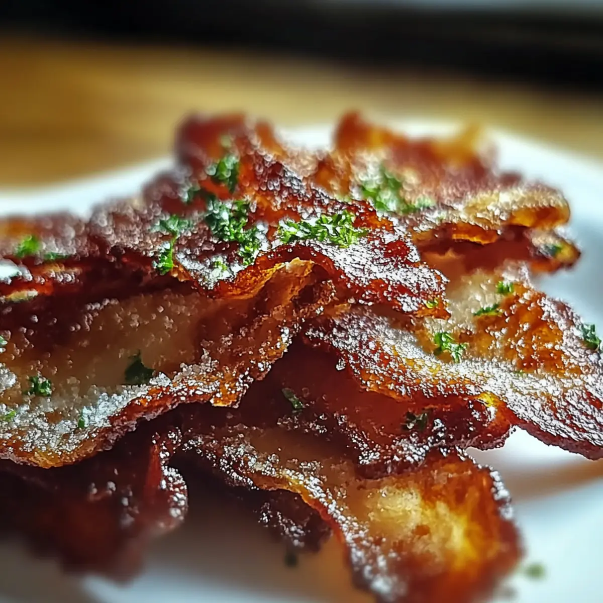 Parmesan Candied Bacon Crackers