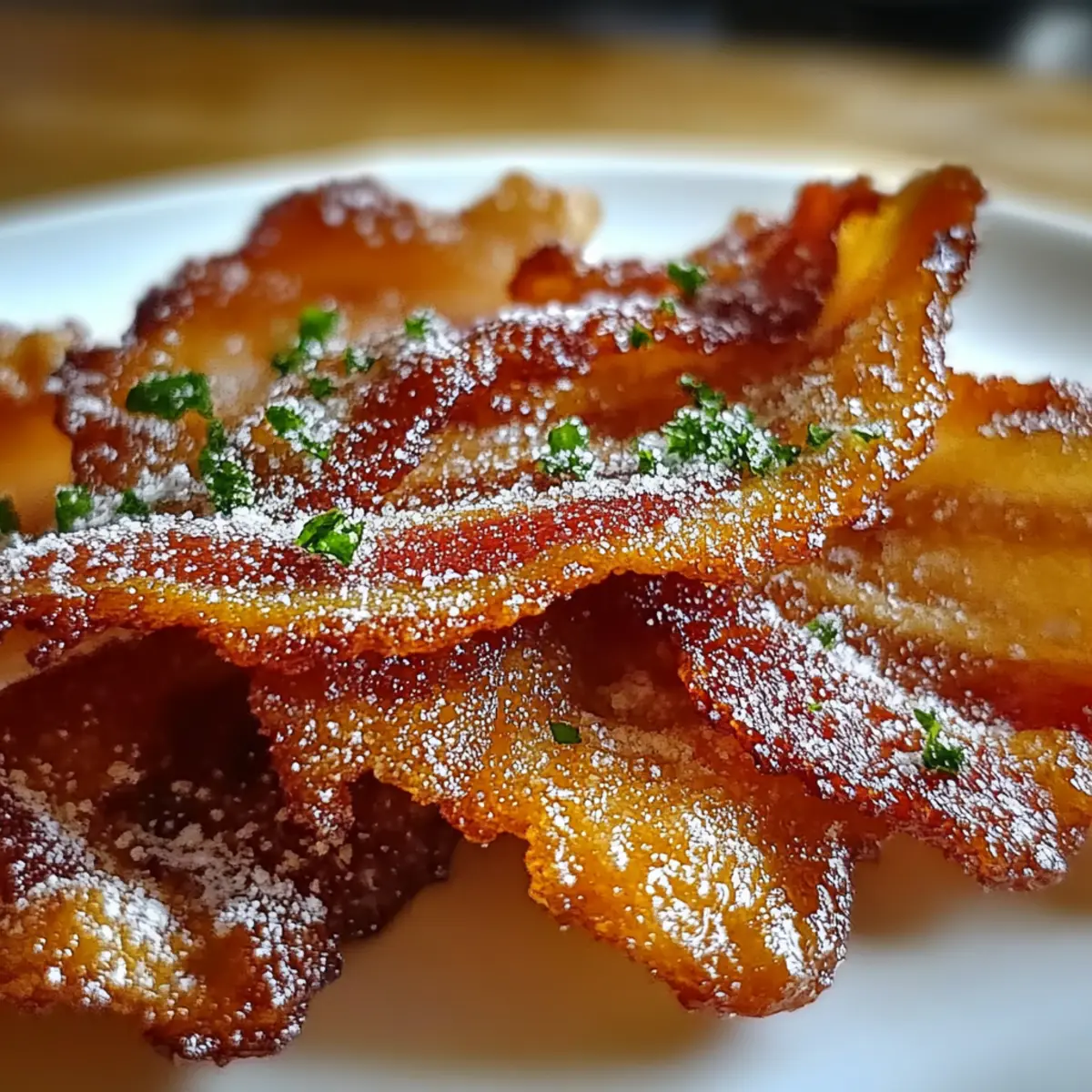 Parmesan Candied Bacon Crackers