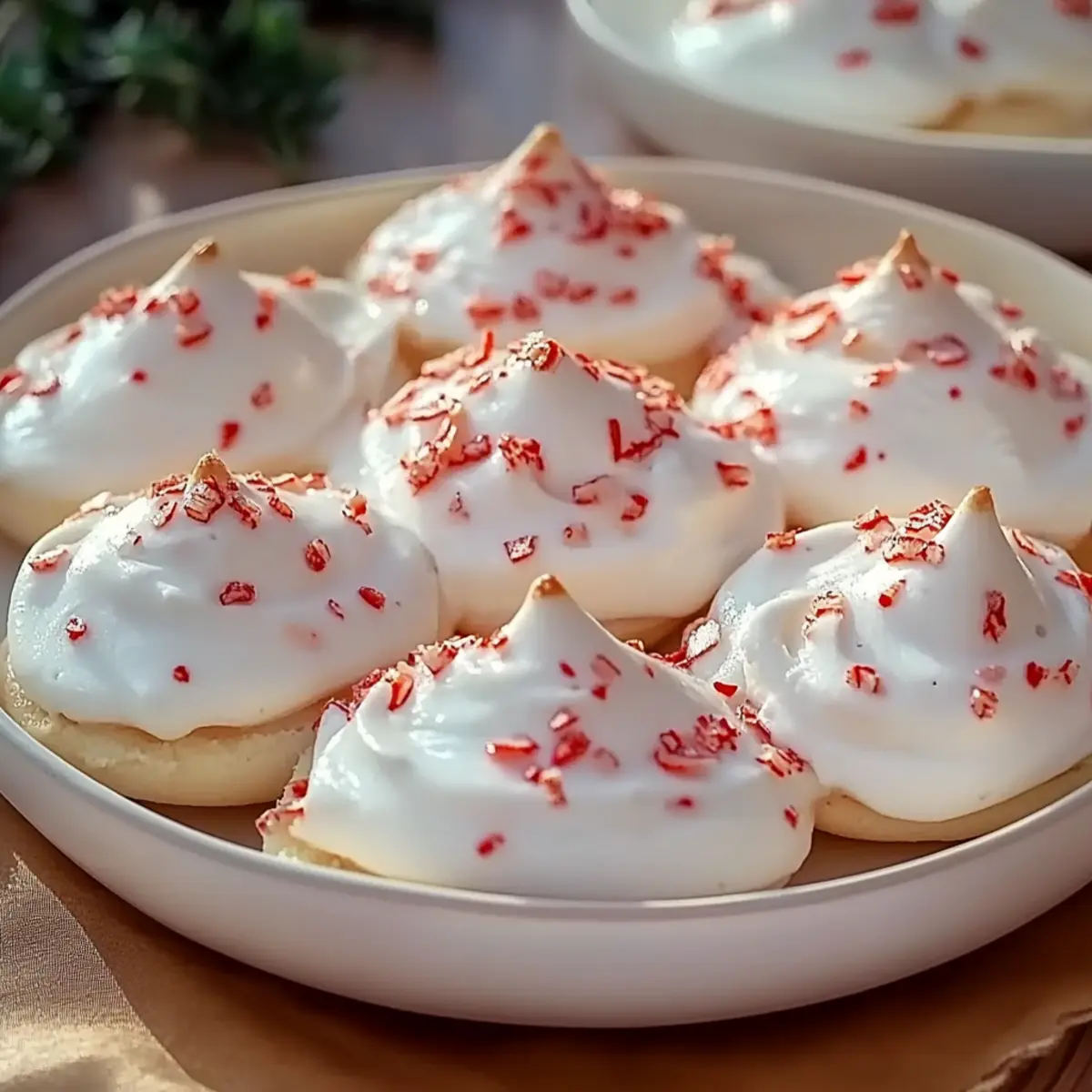 Peppermint Meringues