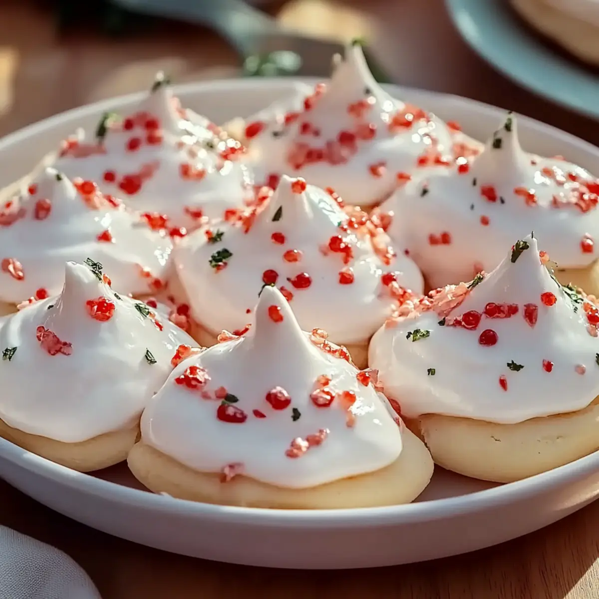 Peppermint Meringues
