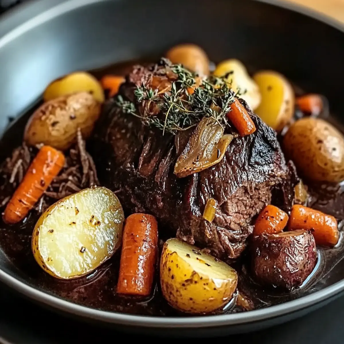 Pot Roast with Potatoes and Carrots