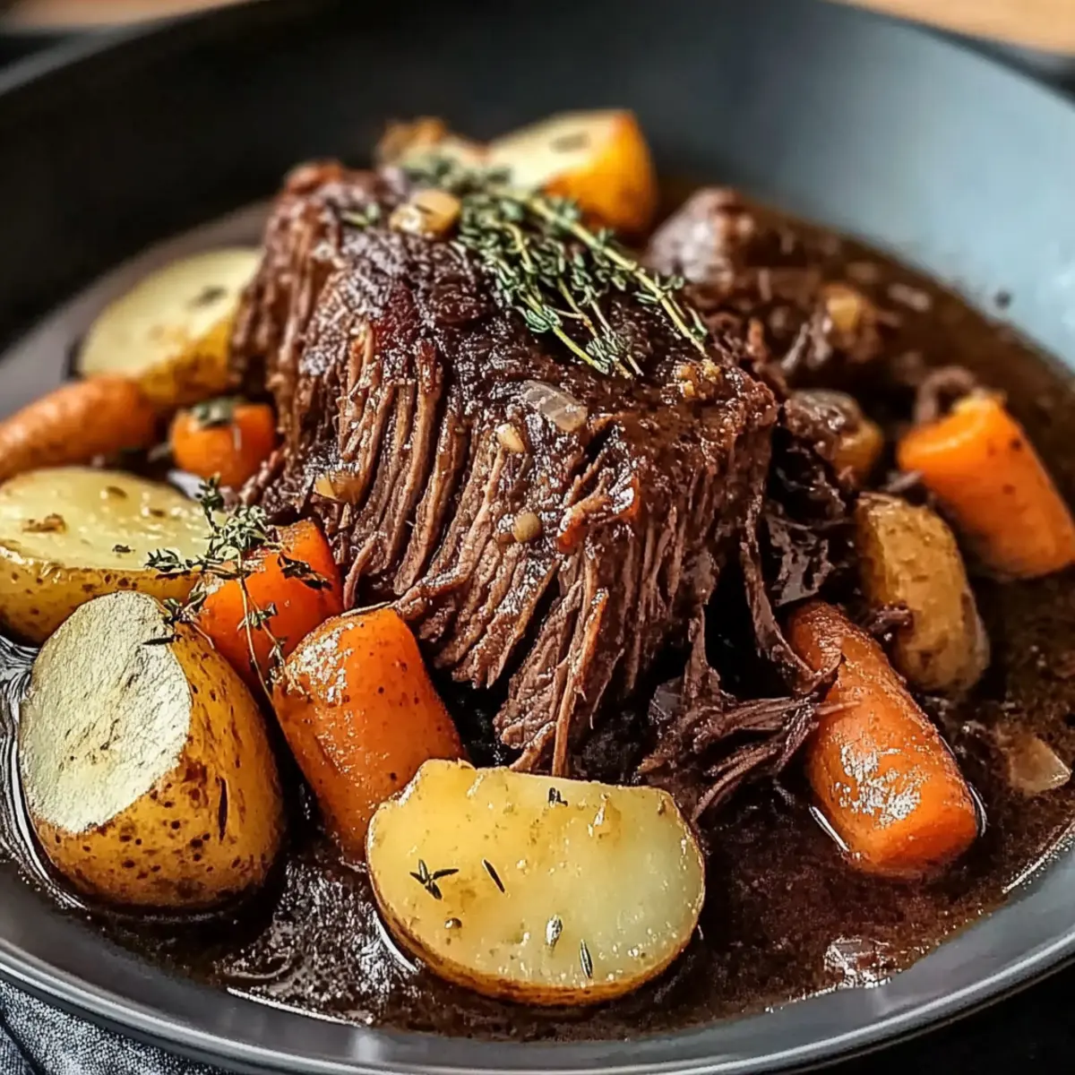 Pot Roast with Potatoes and Carrots