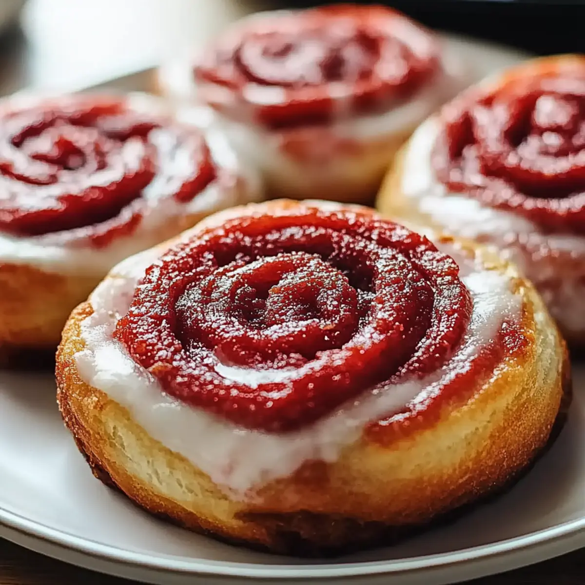Red Velvet Cinnamon Rolls