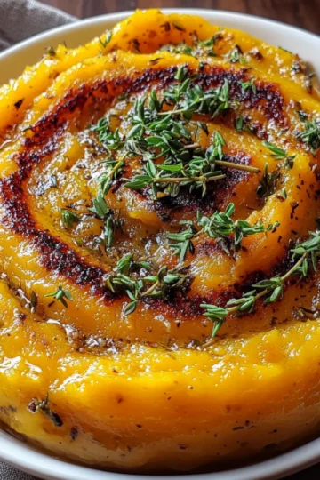 Roasted Garlic Mashed Butternut Squash