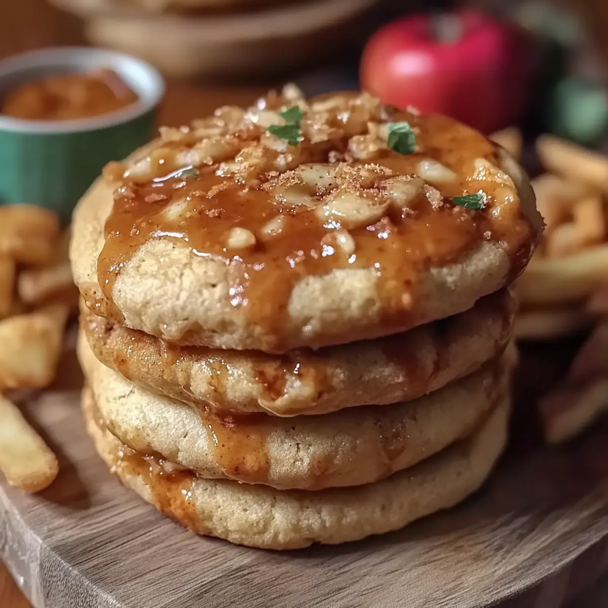 Salted Caramel Apple Pie Cookies