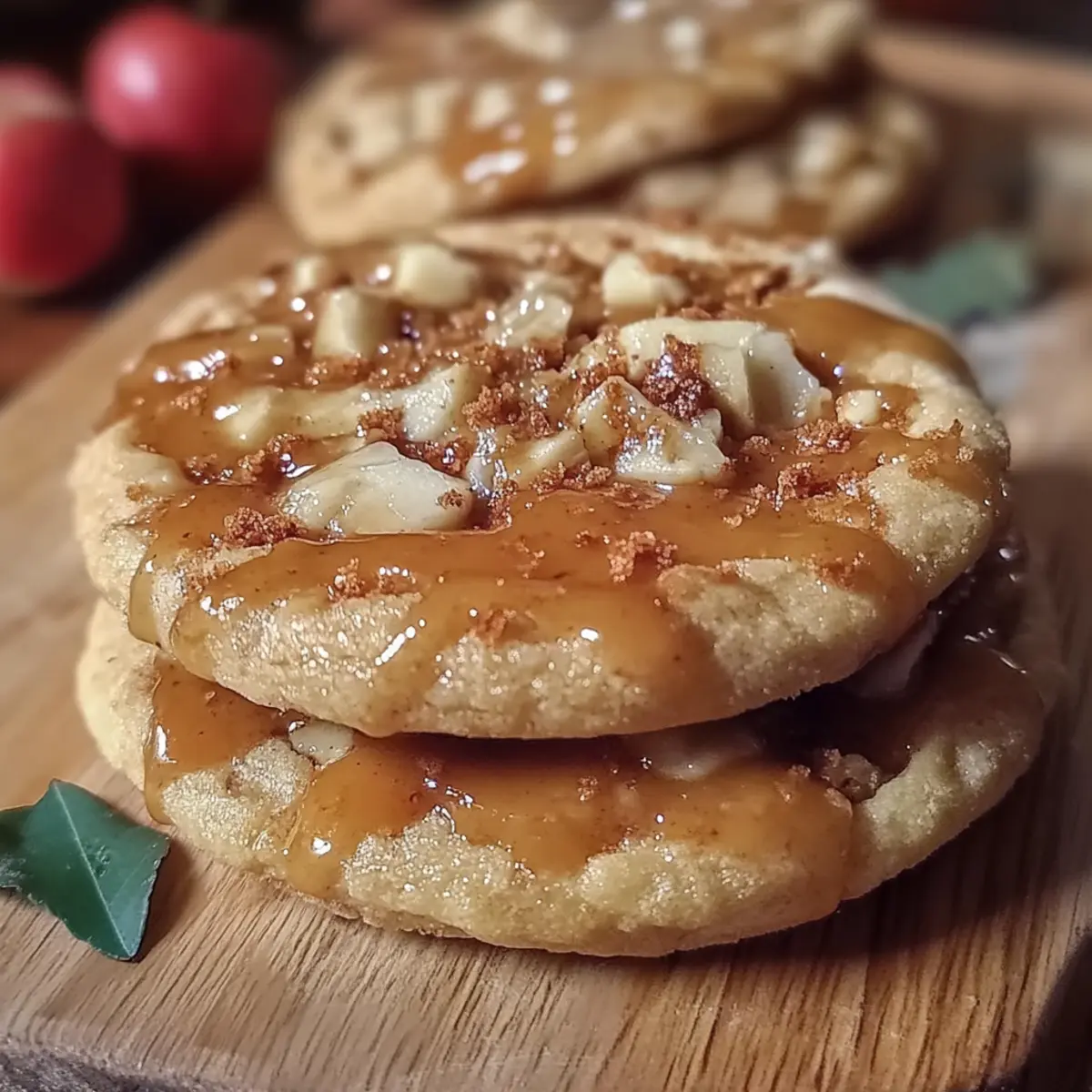 Salted Caramel Apple Pie Cookies