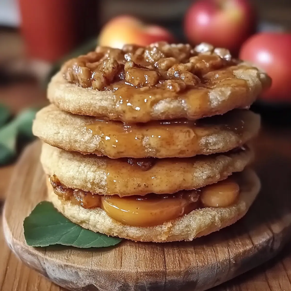 Salted Caramel Apple Pie Cookies