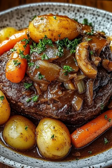 Savory French Onion Pot Roast