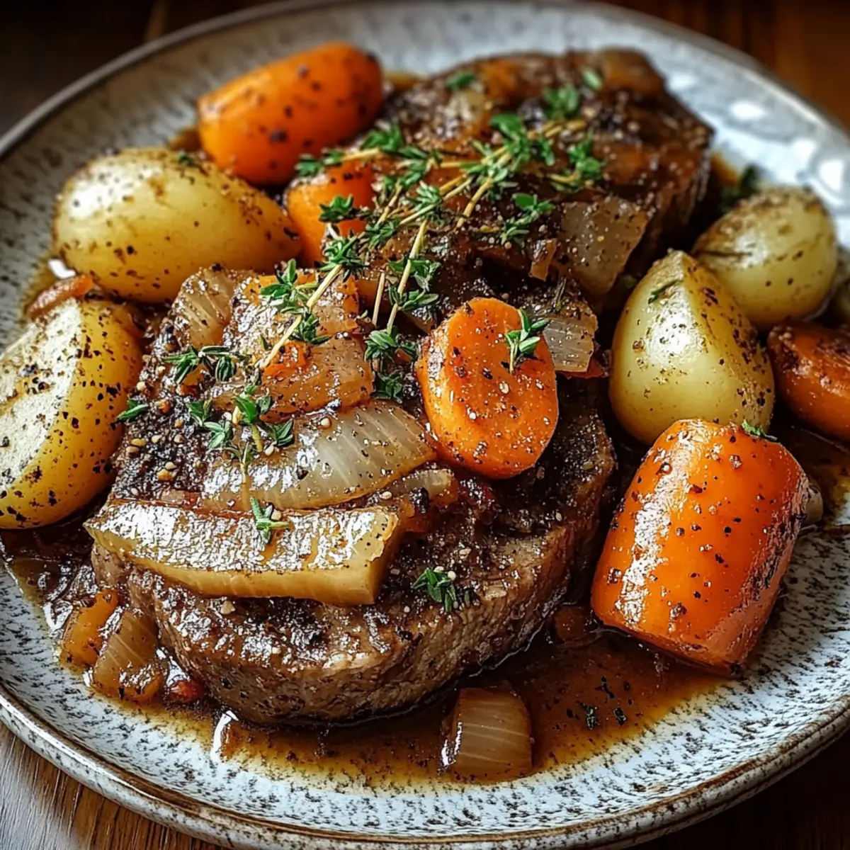 Savory French Onion Pot Roast