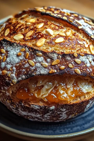 Soft and Chewy Honey Oat Sourdough Bread