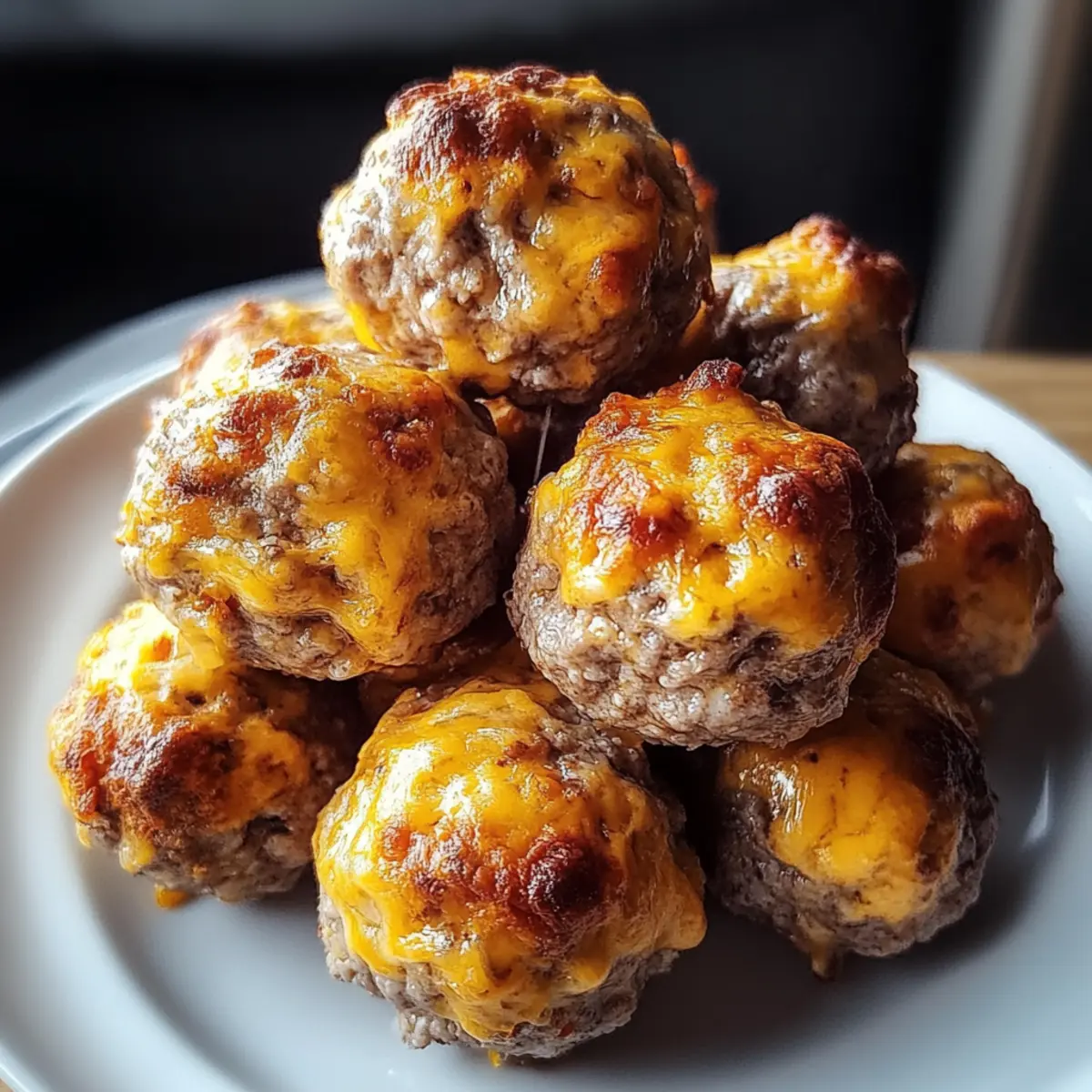Spicy Rotel Cream Cheese Sausage Balls