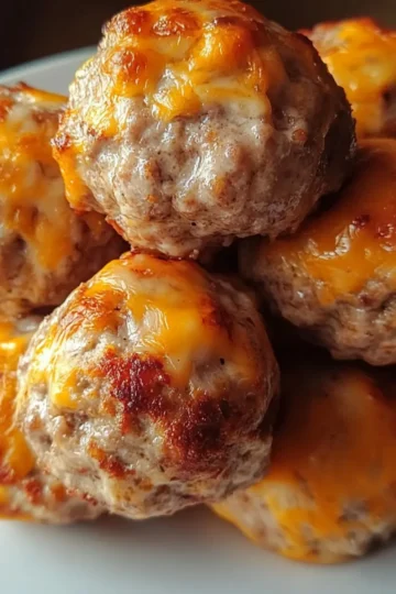 Spicy Rotel Cream Cheese Sausage Balls