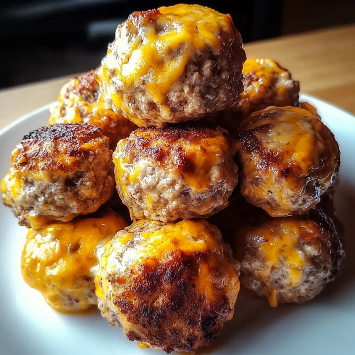 Spicy Rotel Cream Cheese Sausage Balls