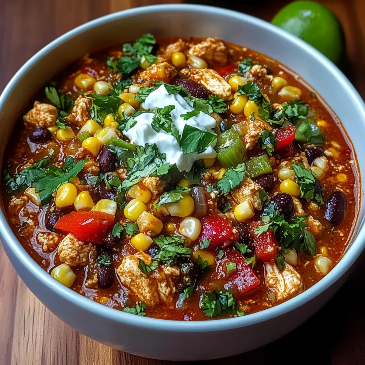 Street Corn Chicken Chili