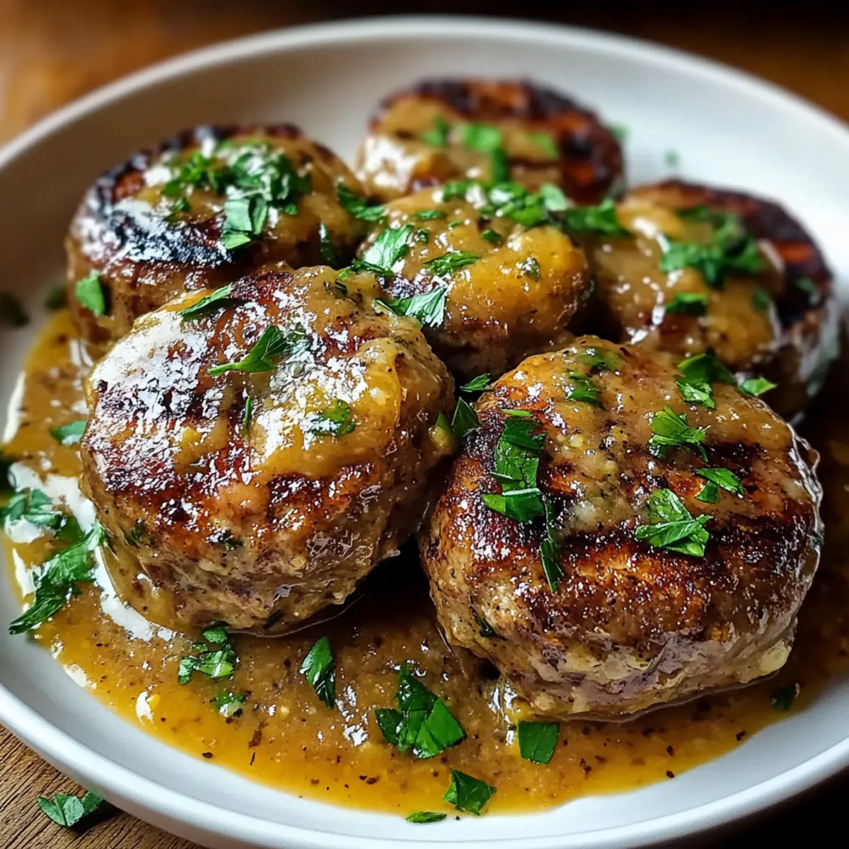 Stuffed Meatballs in Guinness Gravy