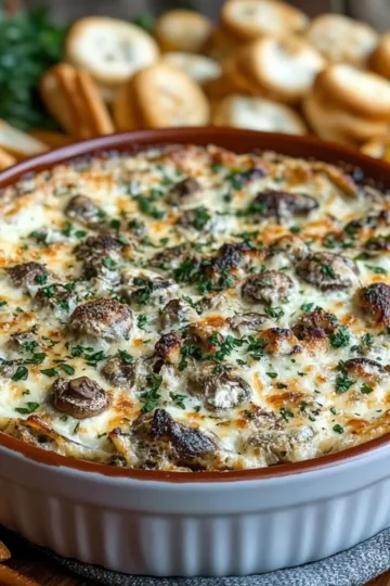 Stuffed Mushroom Dip