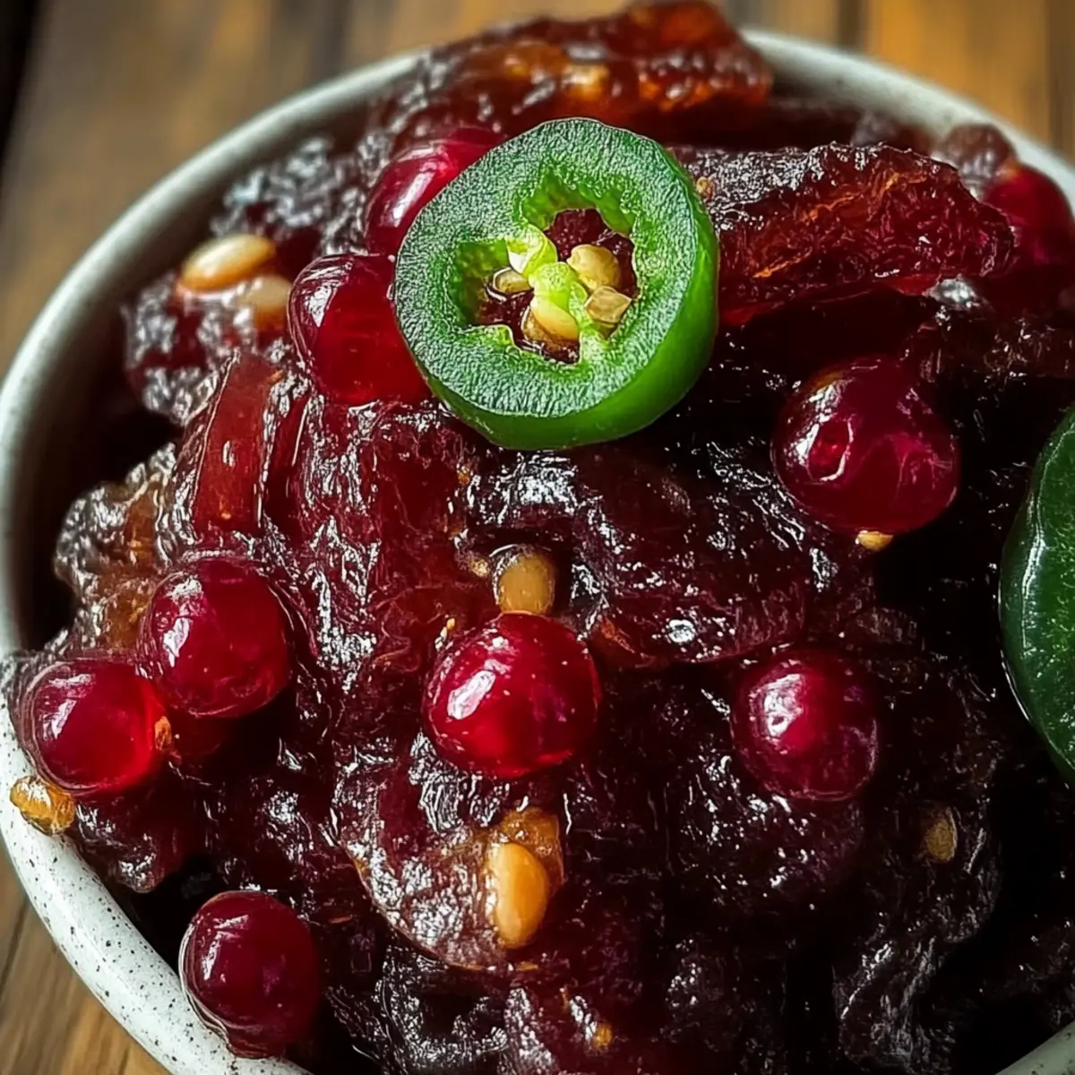 Sweet & Spicy Cranberry Jalapeño Cowboy Candy