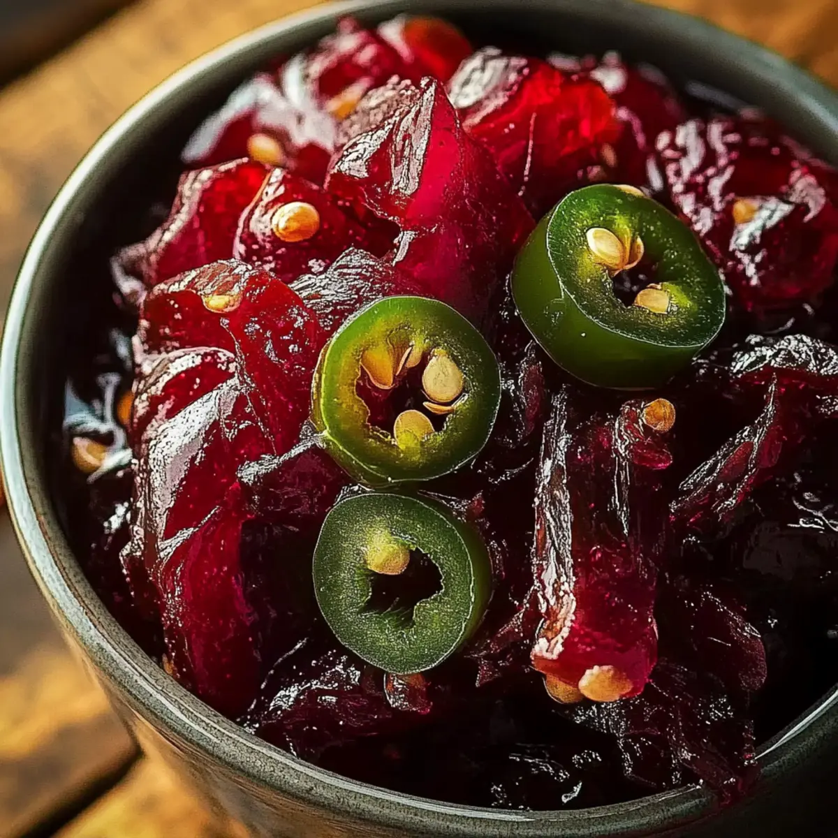 Sweet & Spicy Cranberry Jalapeño Cowboy Candy