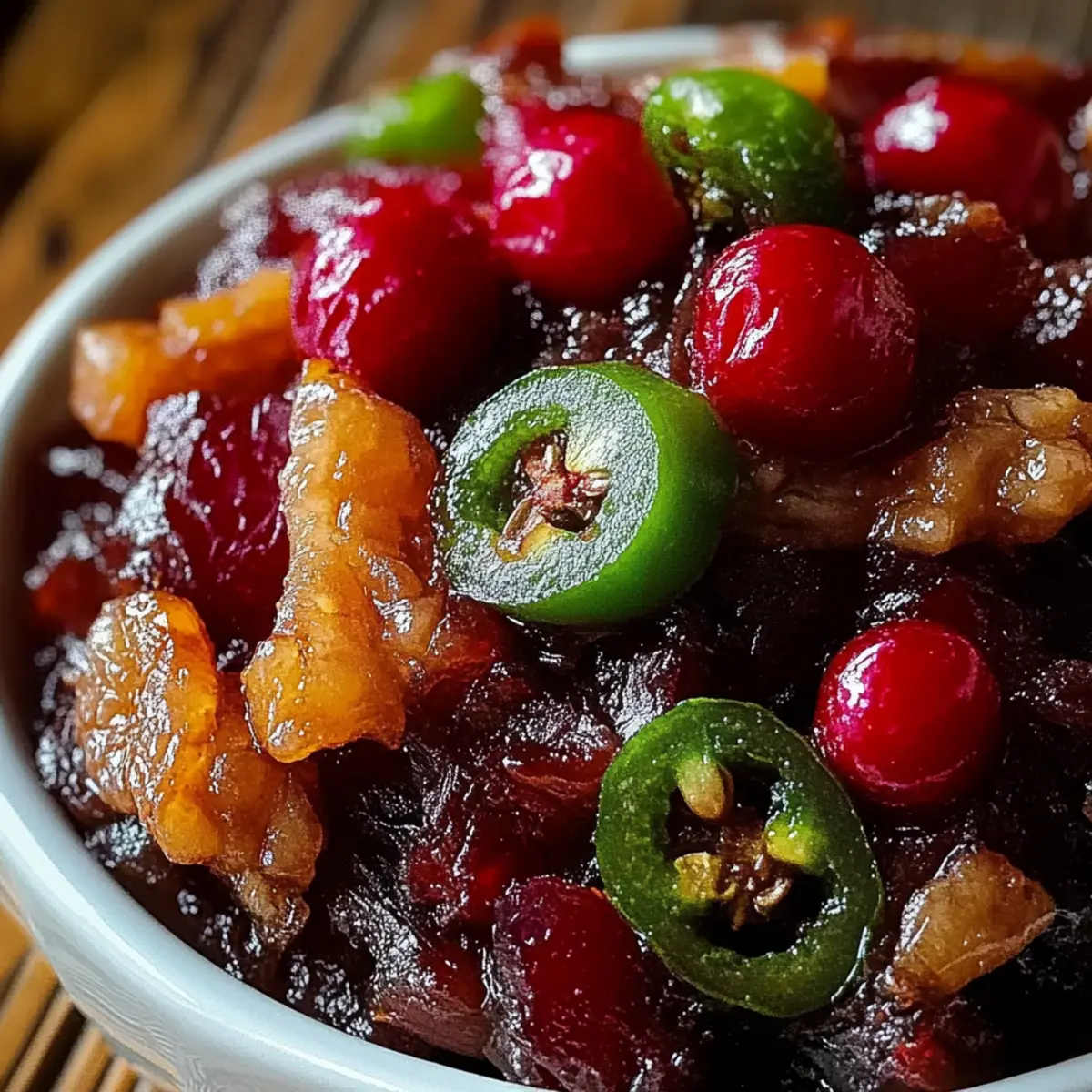 Sweet & Spicy Cranberry Jalapeño Cowboy Candy