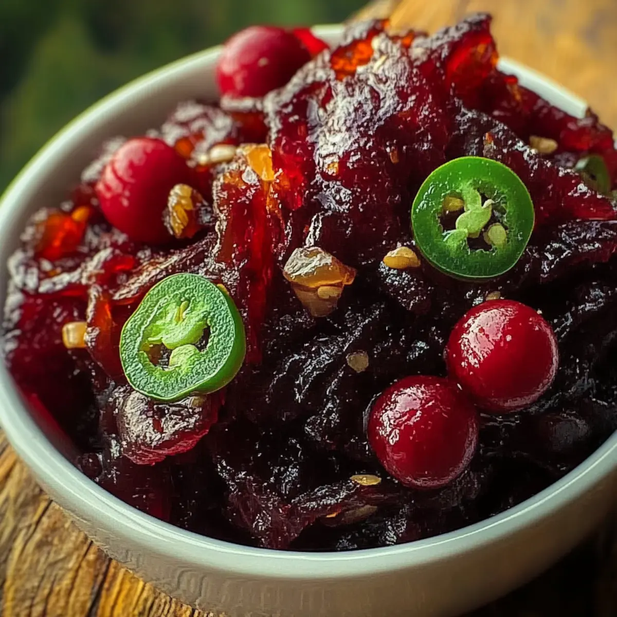 Sweet & Spicy Cranberry Jalapeño Cowboy Candy