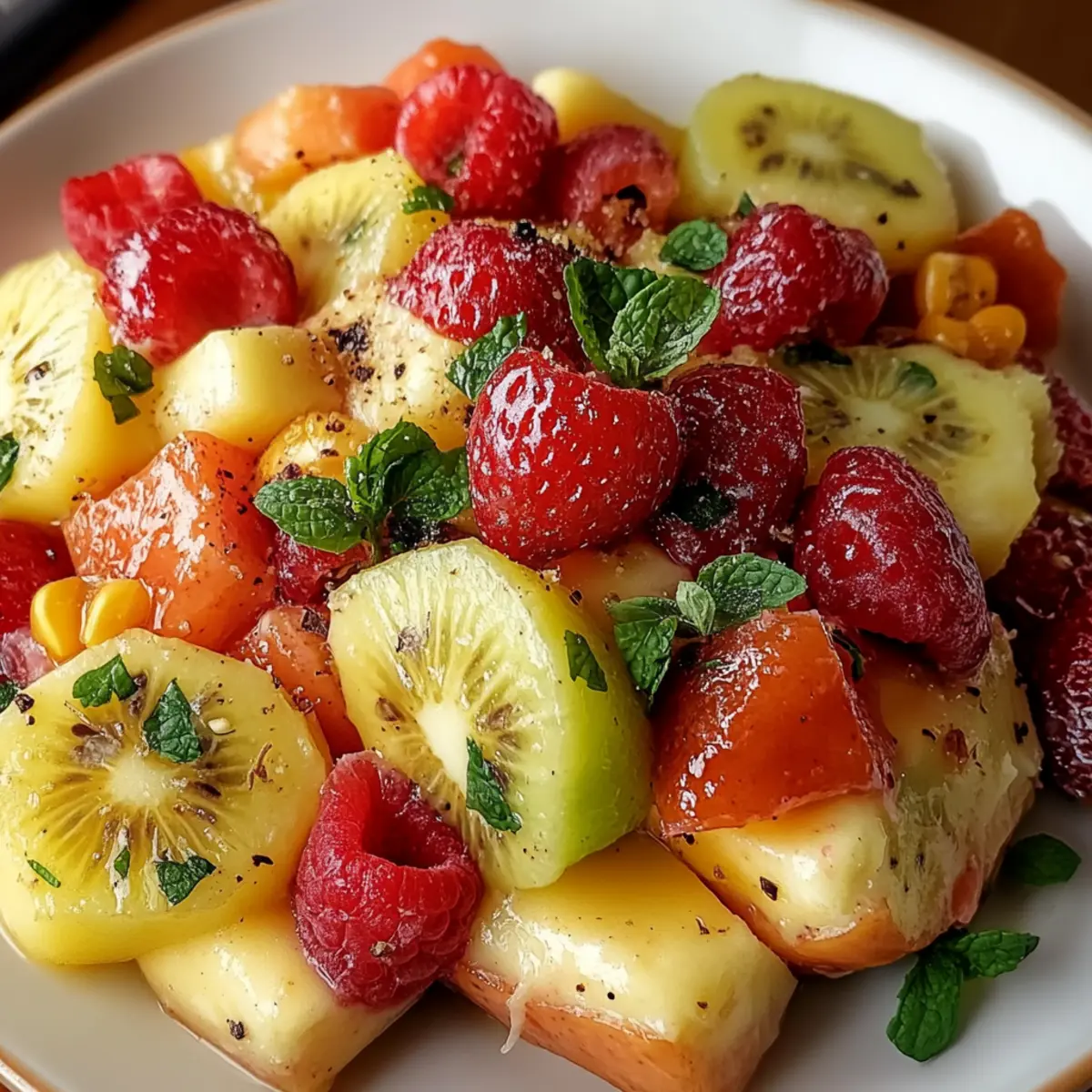 Tropical Fruit Salad with Citrus Zest