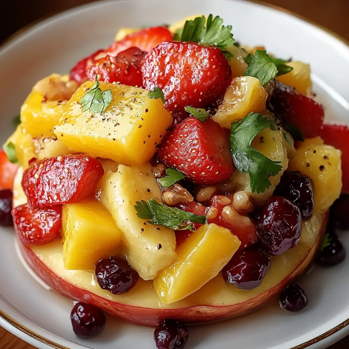 Tropical Fruit Salad with Citrus Zest