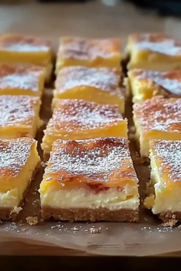 Vanilla Custard Cream Squares