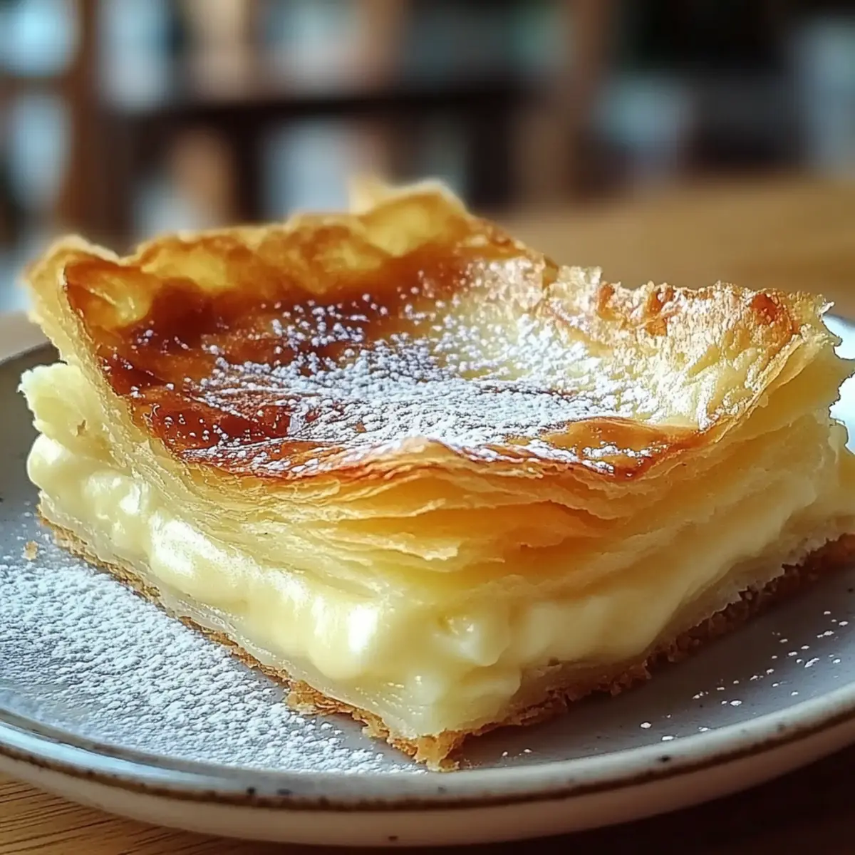 Vanilla Custard Puff Pastry Cake