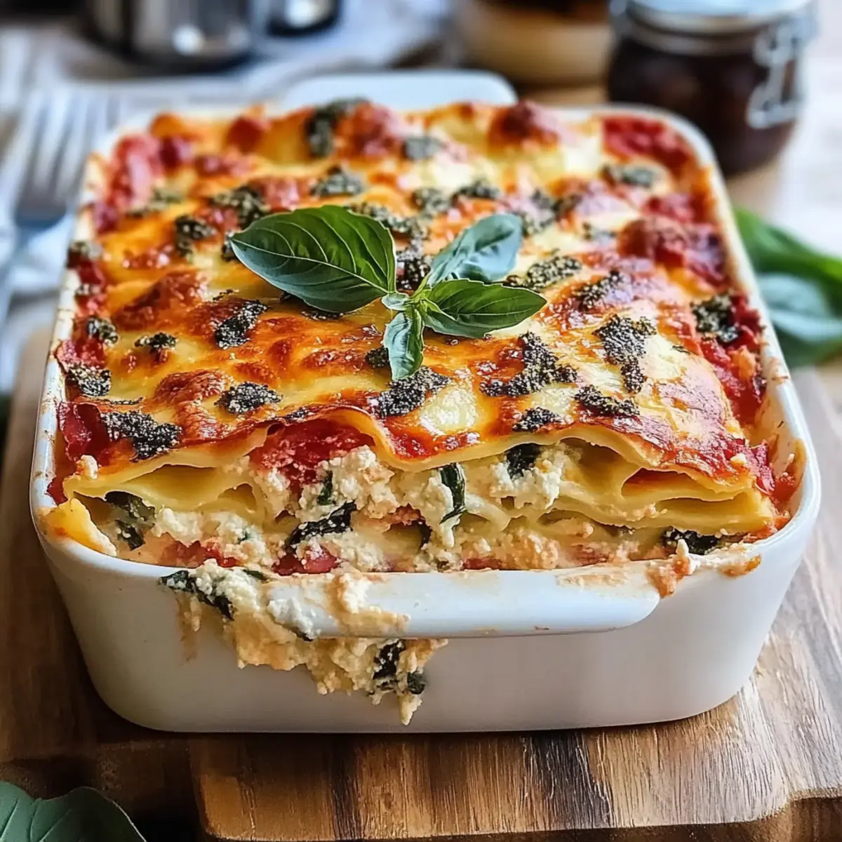 Vegetarian Lasagna with Ricotta