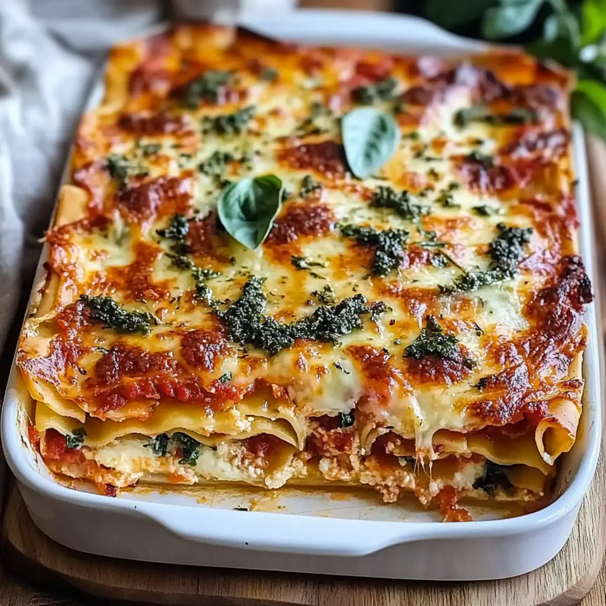 Vegetarian Lasagna with Ricotta
