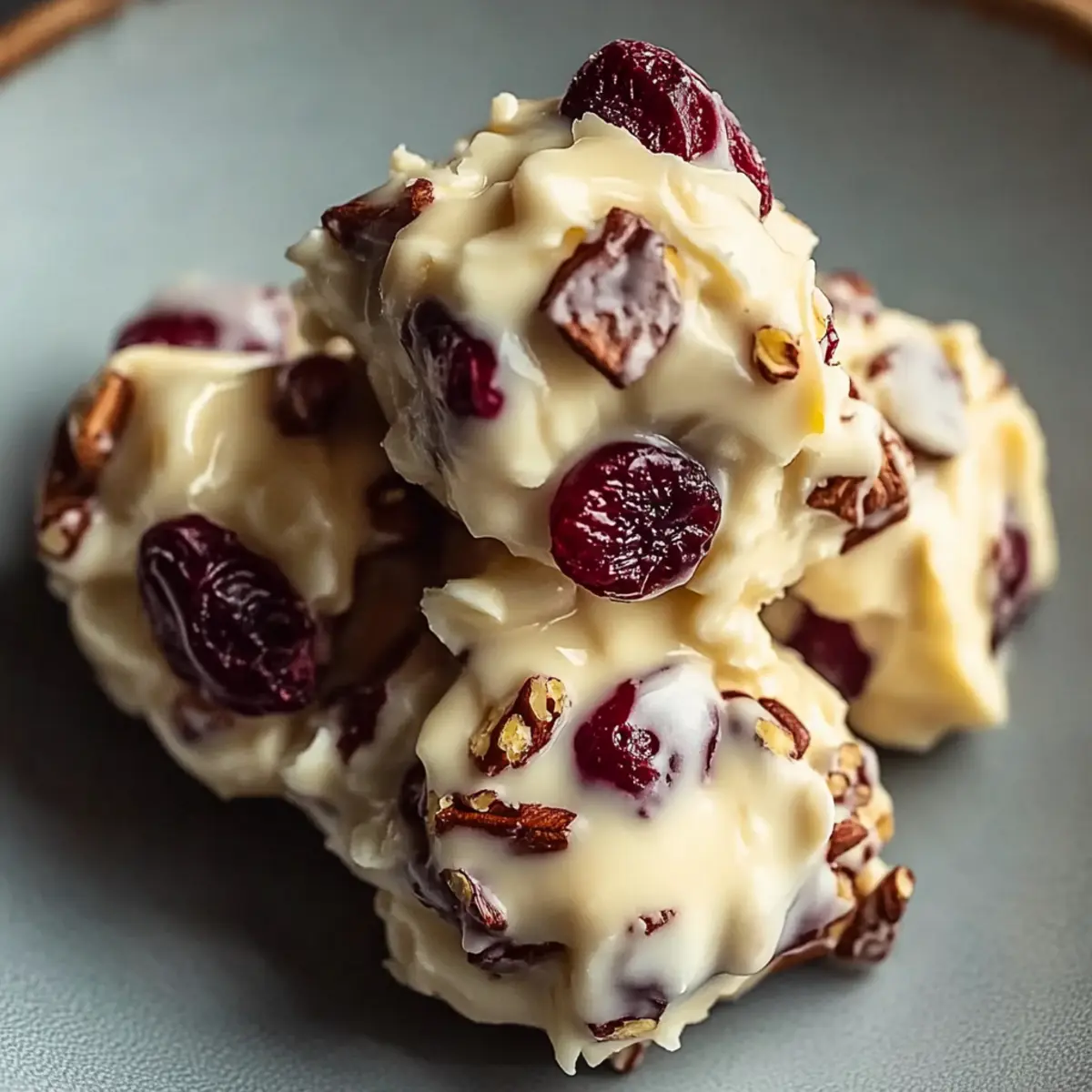White Chocolate Cranberry Pecan Clusters