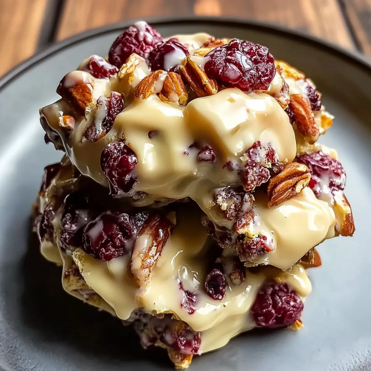 White Chocolate Cranberry Pecan Clusters