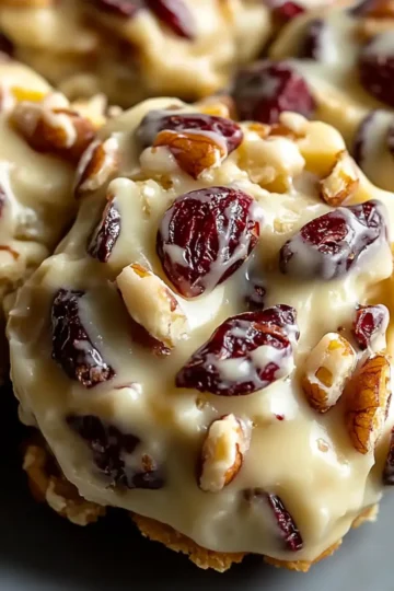 White Chocolate Cranberry Pecan Clusters