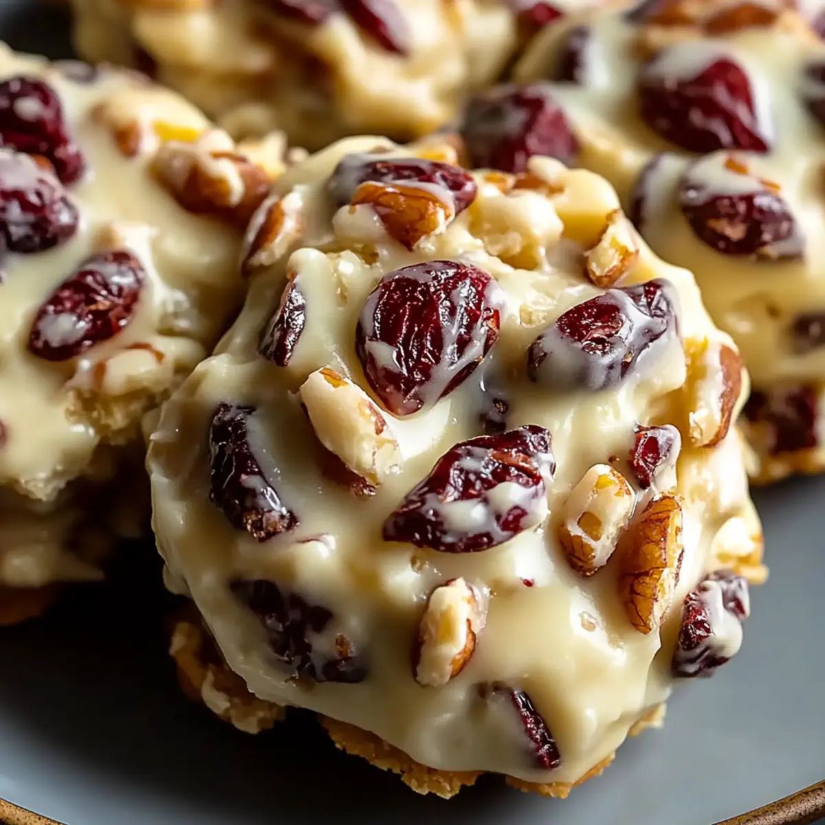 White Chocolate Cranberry Pecan Clusters
