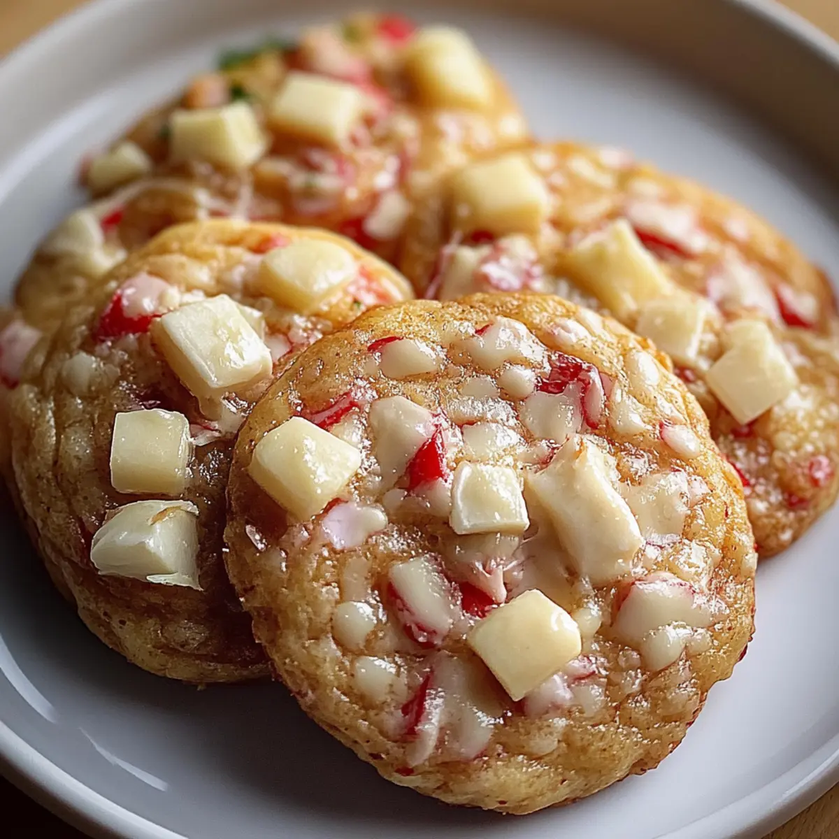 White Chocolate Peppermint Cookies