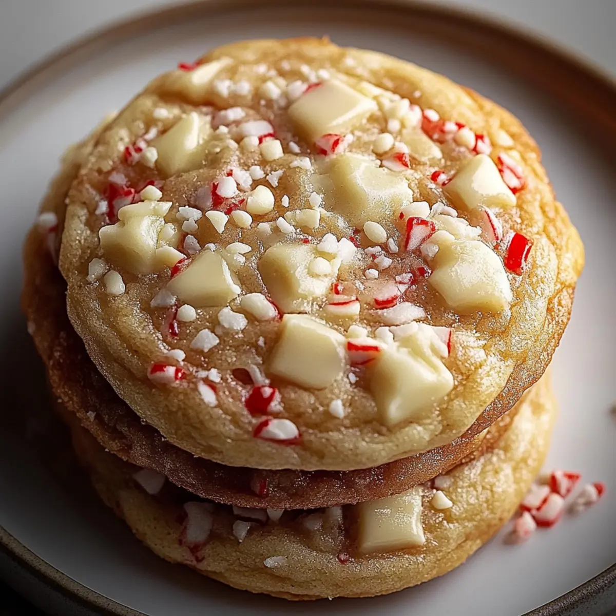 White Chocolate Peppermint Cookies
