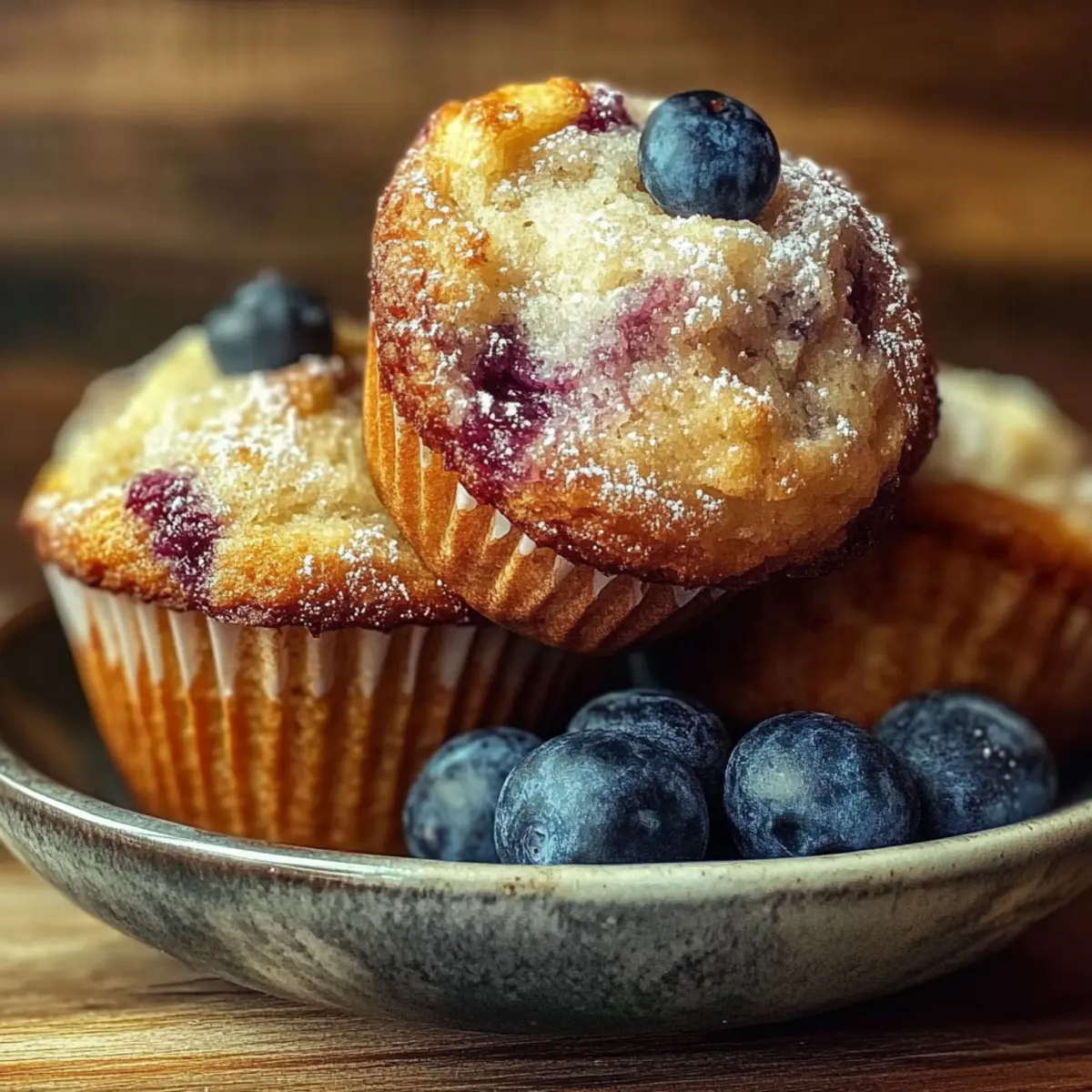 Blueberry Cream Cheese Muffins