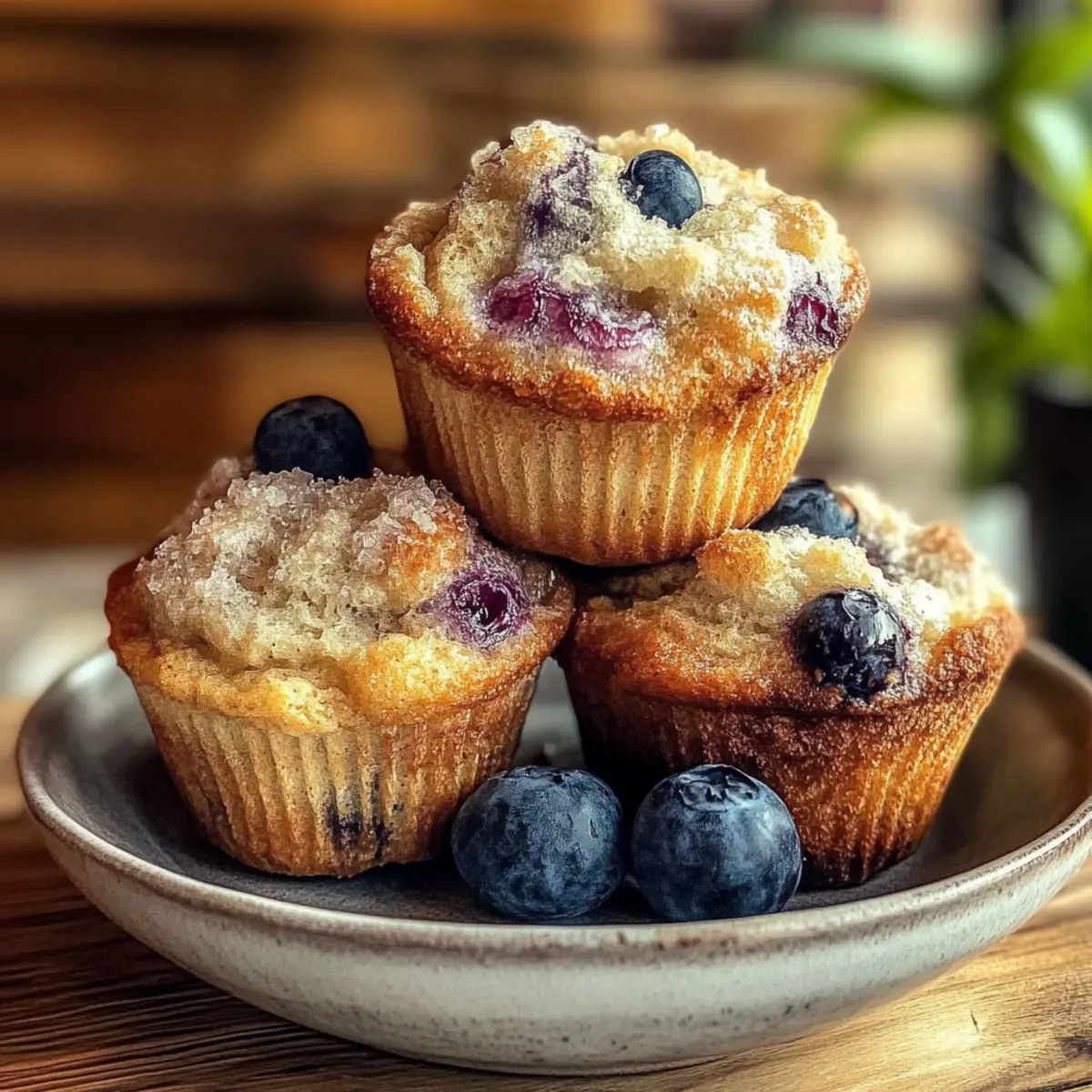 Blueberry Cream Cheese Muffins