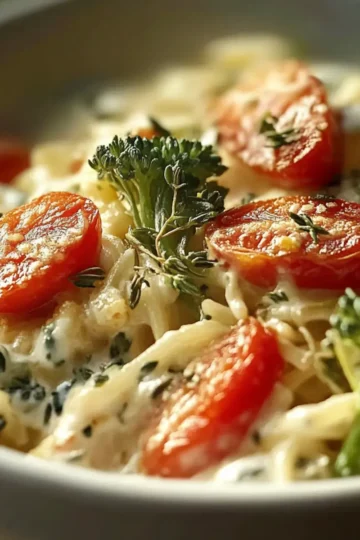 Boursin Orzo Bake: Creamy, One-Pan Dinner with Chicken & Veggies