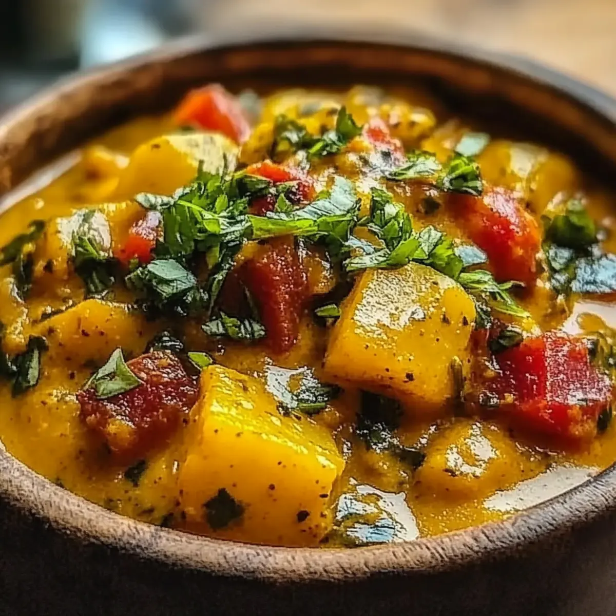 Caribbean-Style Plantain Curry