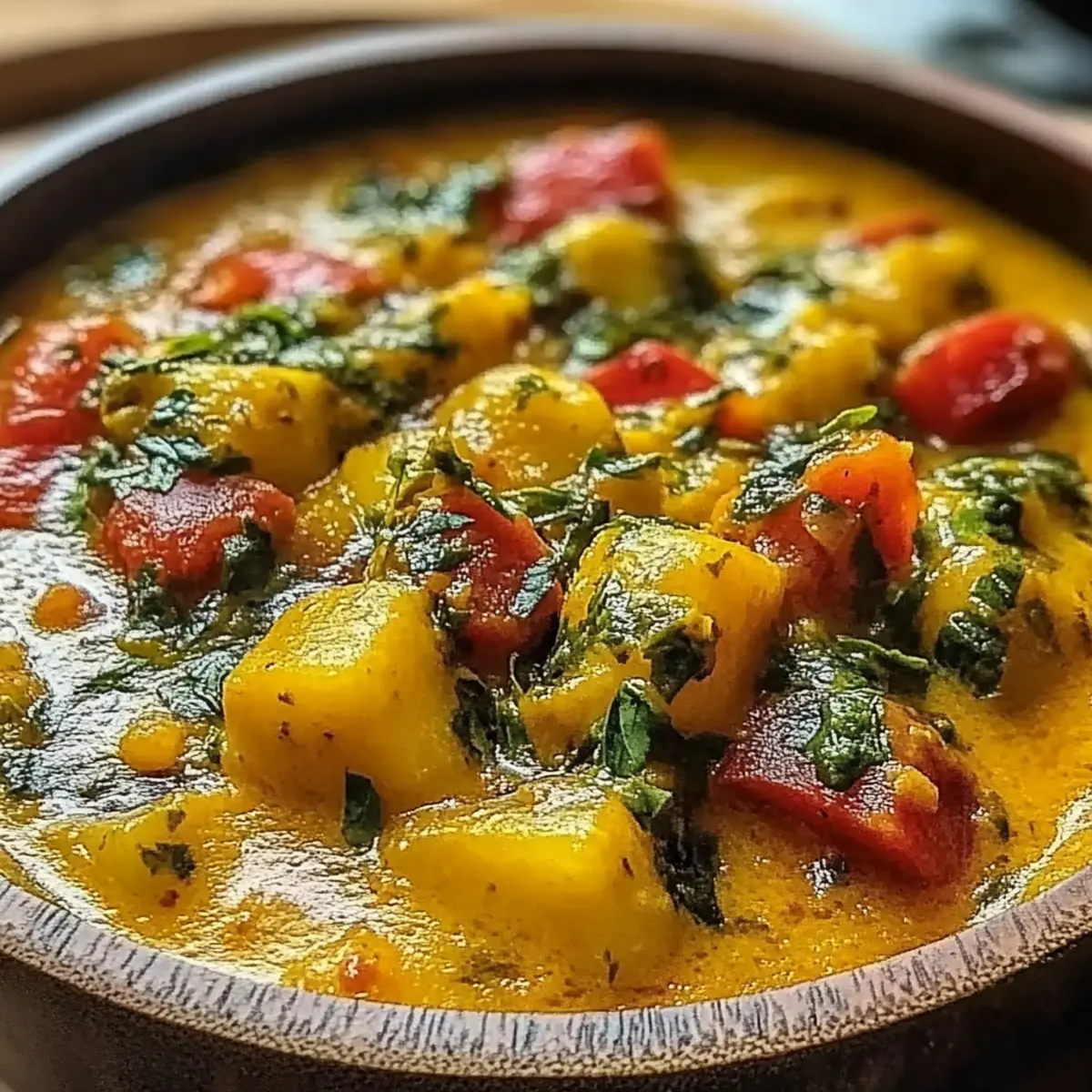 Caribbean-Style Plantain Curry