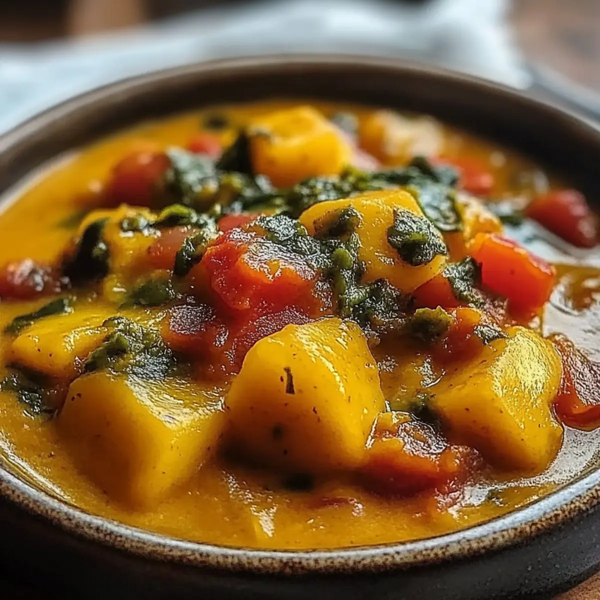 Caribbean-Style Plantain Curry