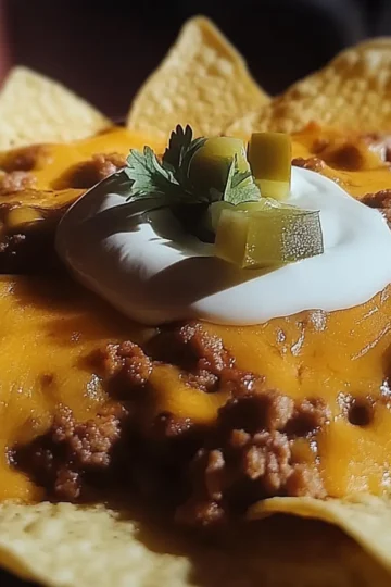 Cheesy Beef Nachos