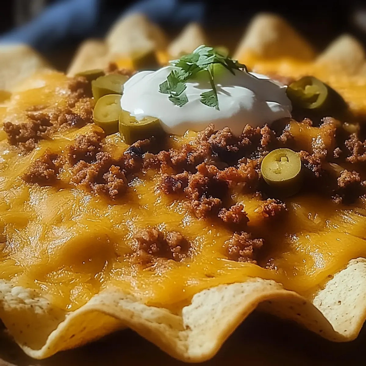 Cheesy Beef Nachos